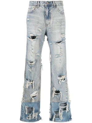 Who Decides War Gnarly distressed jeans - Blue