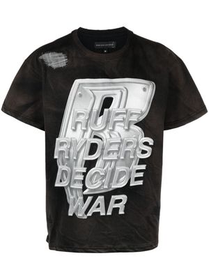 Who Decides War Ruff Ryders graphic-print T-shirt - Black