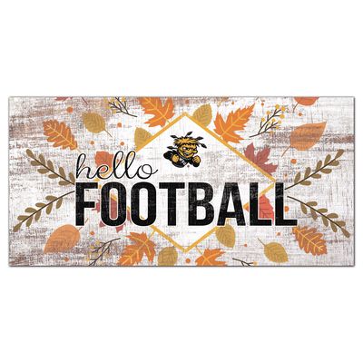 Wichita State Shockers 6'' x 12'' Hello Football Wall Art