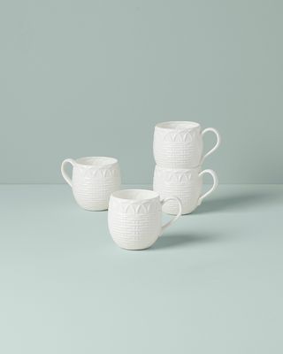 Wicker Creek Mugs, Set of 4