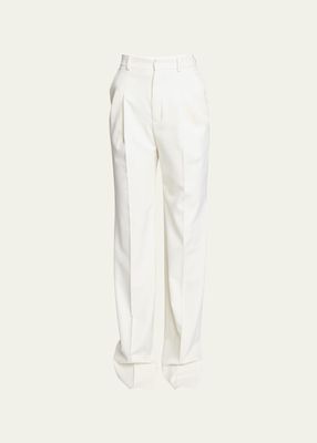 Wide Leg Suiting Trousers