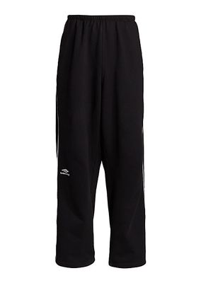 Wide-Leg Tracksuit Pants