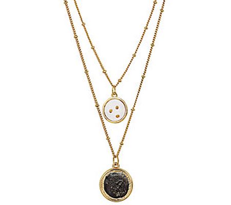 Widow's Mite Coin Pendant Mustard Seed Necklace