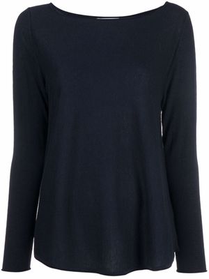 Wild Cashmere Anita long-sleeve knitted jumper - Blue