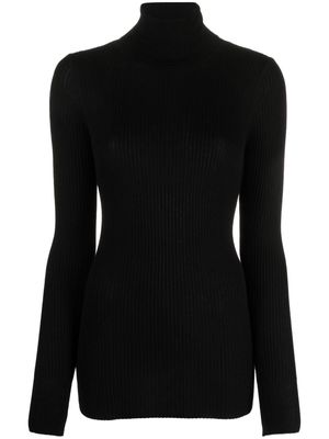 Wild Cashmere Bette ribbed-knit jumper - Black