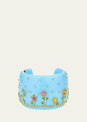 Wild Child Floral Cuff Bracelet