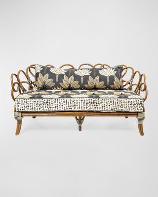 Wild Indoors Rattan Settee