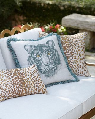 Wild One Caramel Indoor/Outdoor Lumbar Pillow