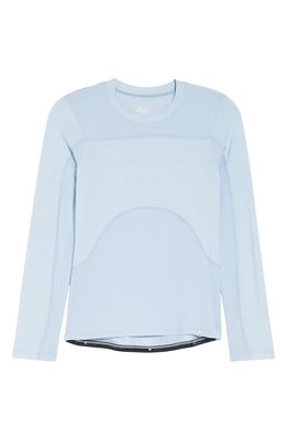 WILD RYE Sandia Long Sleeve Performance Shirt in Blue Fog