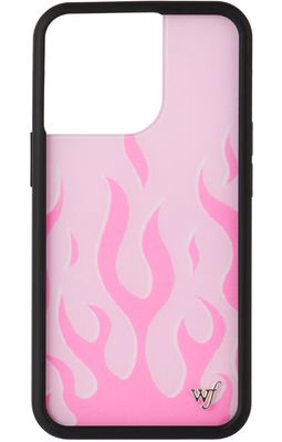 Wildflower Cases Pink Flames iPhone 13 Pro Case