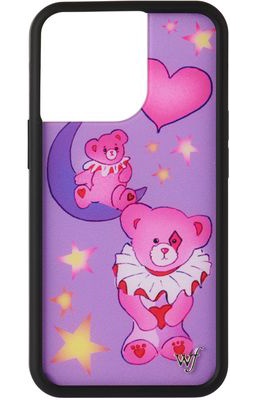 Wildflower Cases Purple Harlequin Bear Hug iPhone 13 Pro Case