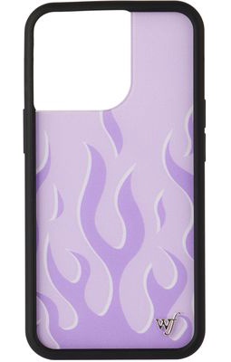 Wildflower Cases Purple Lavender Flames iPhone 13 Pro Case