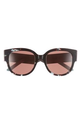 Wildior 54mm Butterfly Sunglasses in Havana /Brown