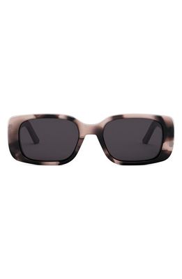 Wildior S2U 53mm Square Sunglasses in Red Havana /Smoke