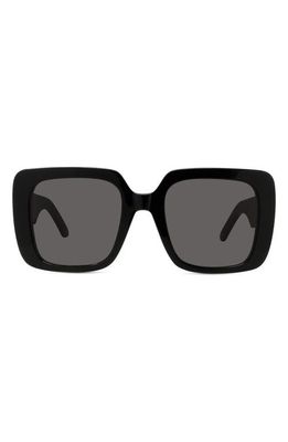 Wildior S3U 55mm Square Sunglasses in Black/Grey