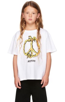 Wildkind Kids White Peace Snake T-Shirt