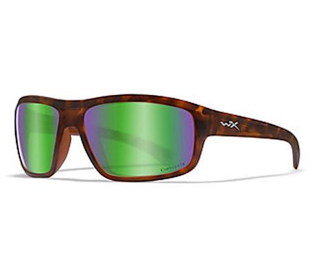 Wiley X Men's Contend -Captivate Polarized Gree n or & Demi