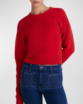William Merino Wool Cashmere Crewneck Sweater