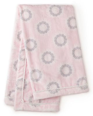 Willow Medallion Blanket, Pink