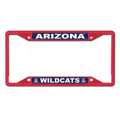 WINCRAFT Arizona Wildcats Chrome Color License Plate Frame in Red