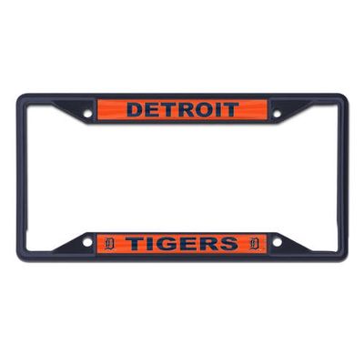 WINCRAFT Detroit Tigers Chrome Color License Plate Frame in Navy