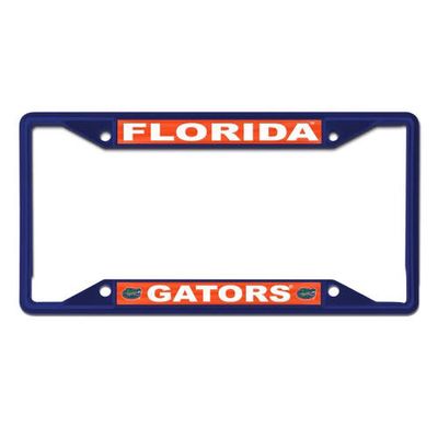 WINCRAFT Florida Gators Chrome Color License Plate Frame in Blue