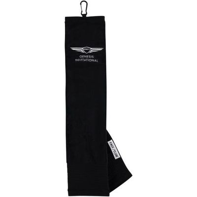WINCRAFT Genesis Invitational 16'' x 24'' Embroidered Tri-Fold Golf Towel in Black