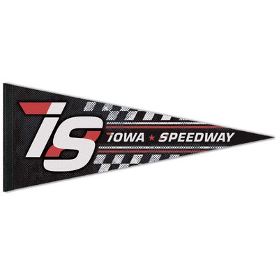 WinCraft Iowa Speedway 12" x 30" Premium Pennant