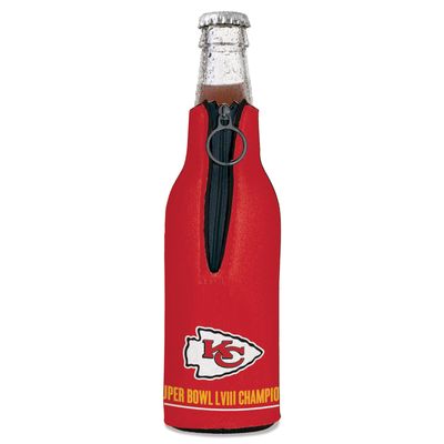 WinCraft Kansas City Chiefs Super Bowl LVIII Champions 12oz. Bottle Cooler