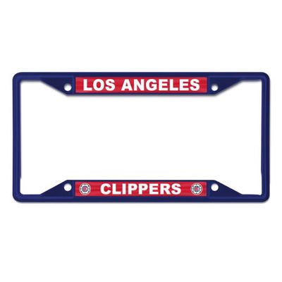WINCRAFT LA Clippers Chrome Color License Plate Frame in Blue