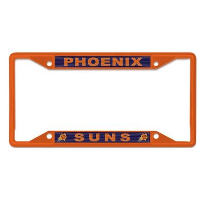 WINCRAFT Phoenix Suns Chrome Color License Plate Frame in Orange