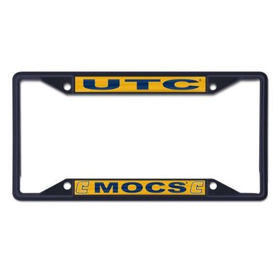 WINCRAFT Tennessee Chattanooga Mocs Chrome Color License Plate Frame in Navy