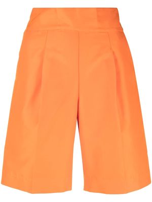 Windsor pleat-detail tailored shorts - Orange