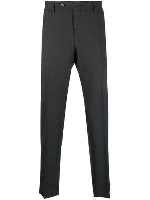 Windsor slim-cut pleated trousers - Grey