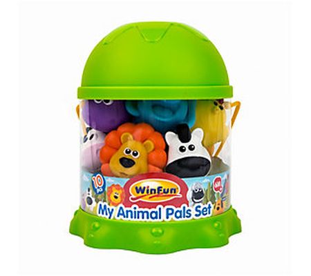 Winfun 10-Piece My Animals Bath Playset