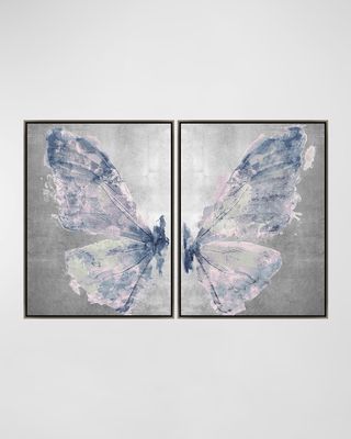 Wing of Glory Framed Giclee Diptych by Zoey Riley