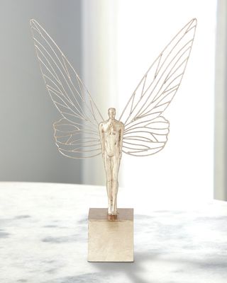 Winged Man Sculpture