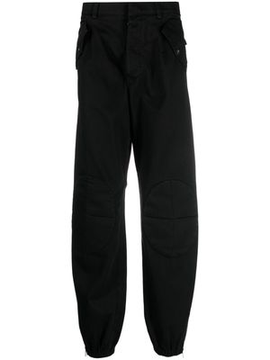 Winnie NY knee-pads cotton trousers - Black