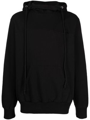 Winnie NY long-sleeve cotton hoodie - Black