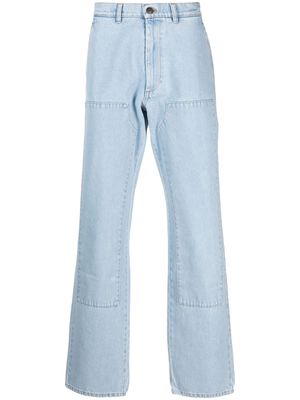 Winnie NY patch-detail bootcut jeans - Blue