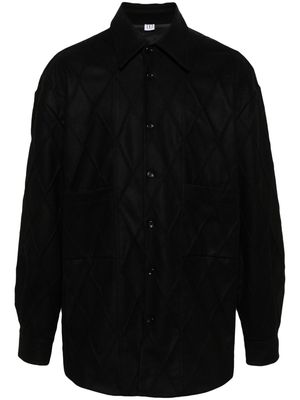 Winnie NY quilted shirt jacket - Black