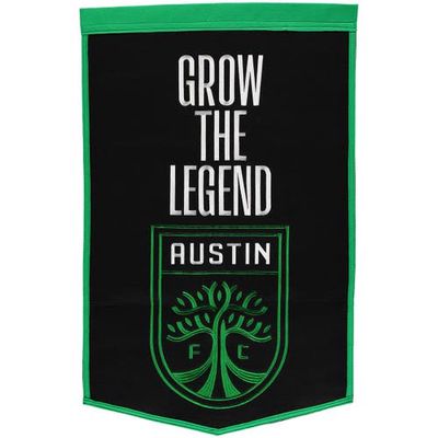 WINNING STREAK Austin FC Dynasty Banner in Black