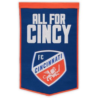 WINNING STREAK FC Cincinnati Dynasty Banner in Blue