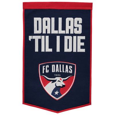 WINNING STREAK FC Dallas Dynasty Banner in Navy