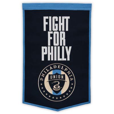 WINNING STREAK Philadelphia Union Dynasty Banner in Black