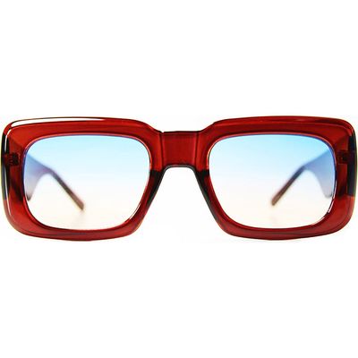 Wisdom Frame 1 52mm Square Sunglasses in Wood 