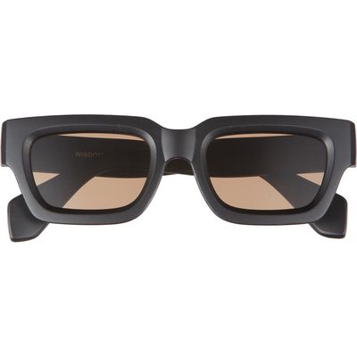 Wisdom Frame 14 Square Sunglasses in Matte 