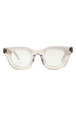 Wisdom Frame 3 43mm Round Sunglasses in Clear 