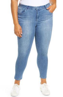 Wit & Wisdom Ab-Solution High Waist Utility Jeans in Lb - Light Blue