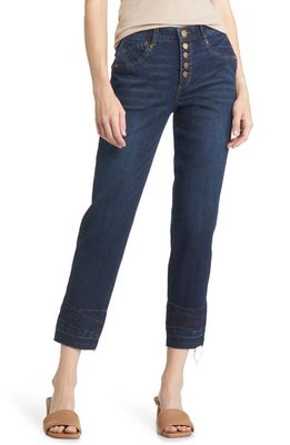 Wit & Wisdom 'Ab'Solution Button Fly Straight Leg Jeans in In-Indigo